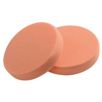 Coppia di tamponi in schiuma arancio medio-rigido